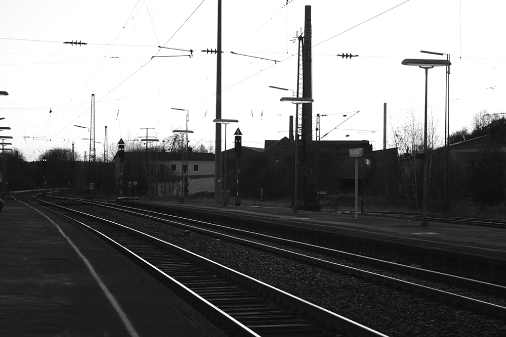 Foto eines Bahnsteigs